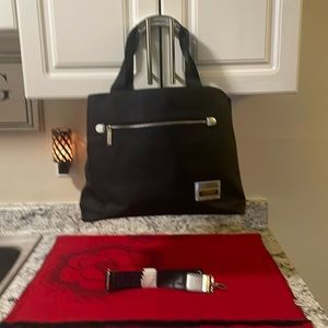 NWOT Tote/Overnight Bag with adjustable long/crossbody logo strap